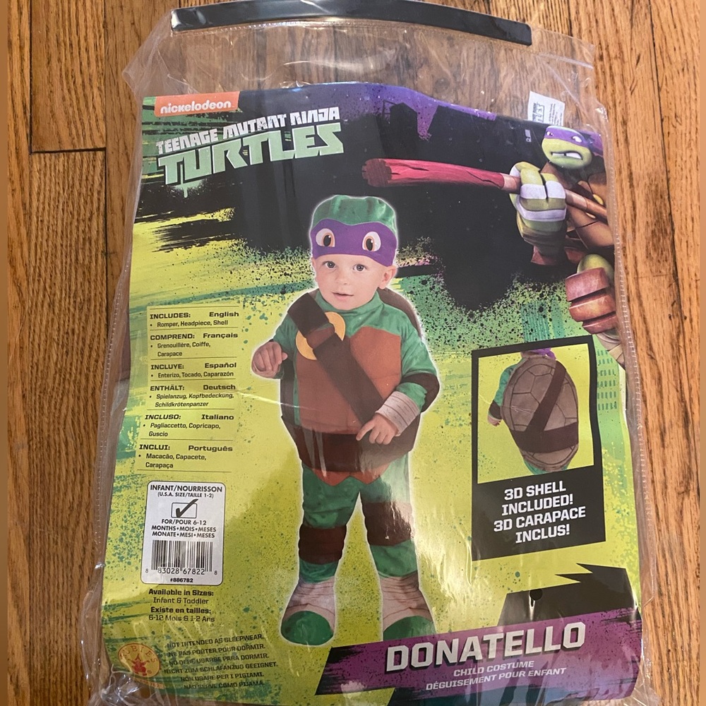 Teenage mutant ninja turtle costume